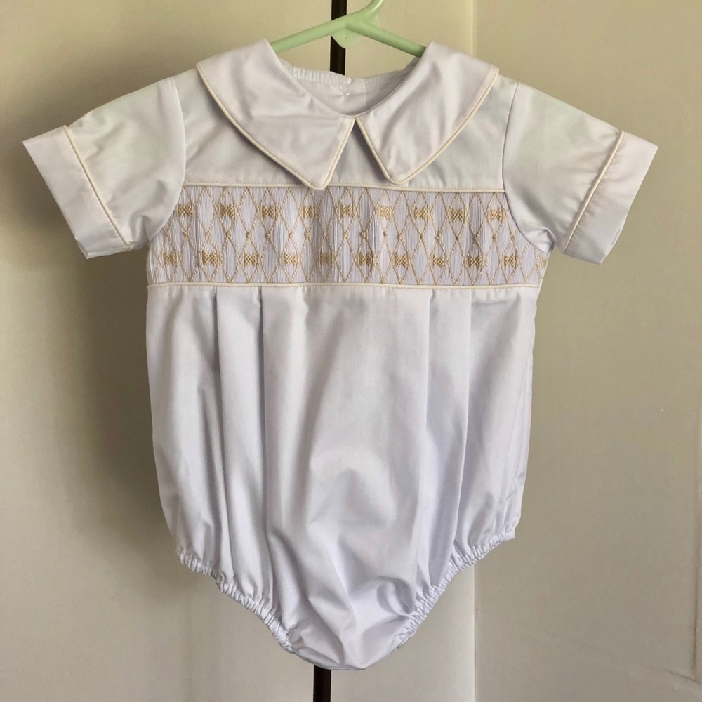 NWOT Beaufort Bonnet Smocked Bradford Bubble 6/12m